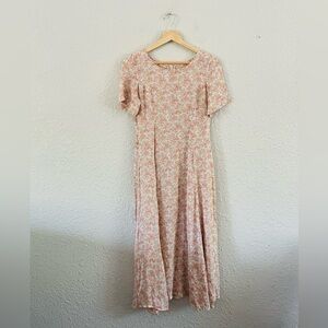 repost Laura Ashley Floral Pink Dress